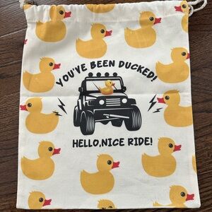 Jeep Duck Print Drawstring Bag